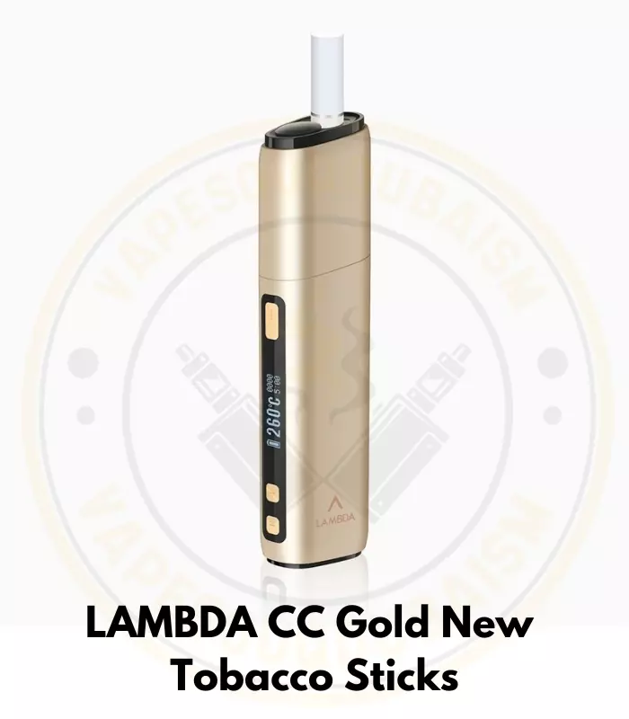 LAMBDA CC Gold New Vesion Heat Not Burn Device for Tobacco Sticks in Dubai, UAE