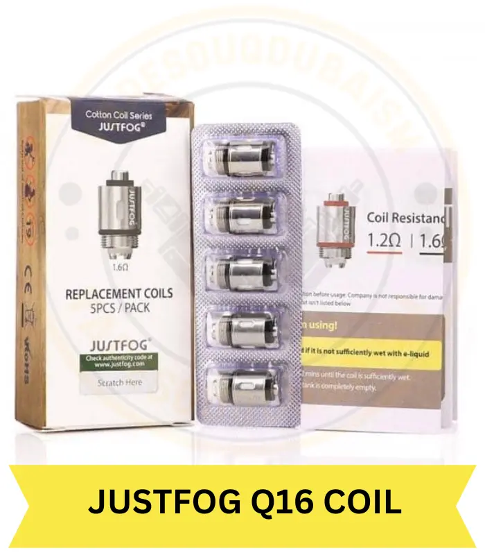 Buy JUSTFOG Q16 REPLACEMENT COIL in UAE