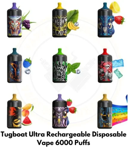 Tugboat Ultra 6000 Puffs Rechargeable Disposable in Dubai