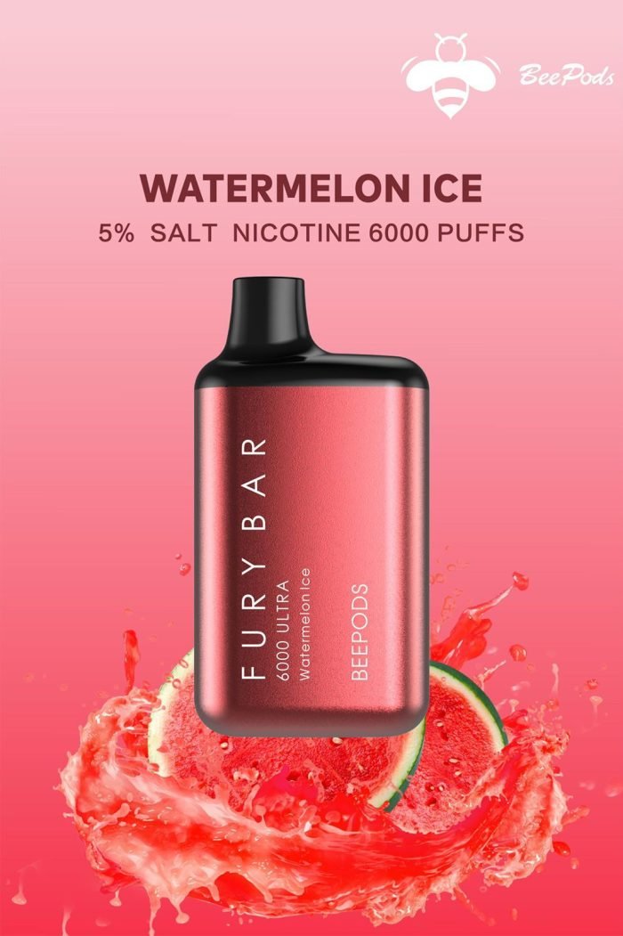 fury bar 6000 puffs watermelon ice