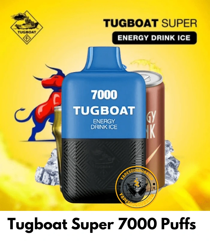 Tugboat Super 7000 Puffs energy drink ice