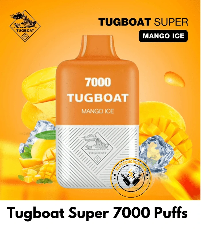 Tugboat Super 7000 Puffs mango ice